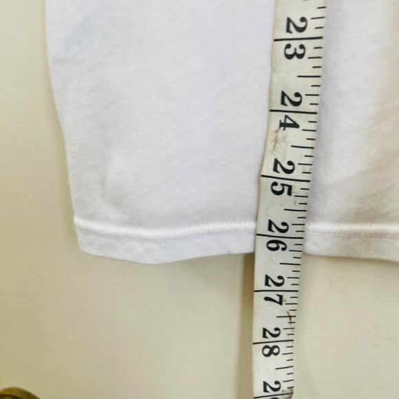 Lauren Moshi White Graphic Tee with Colorful Lips - Picture 8 of 8